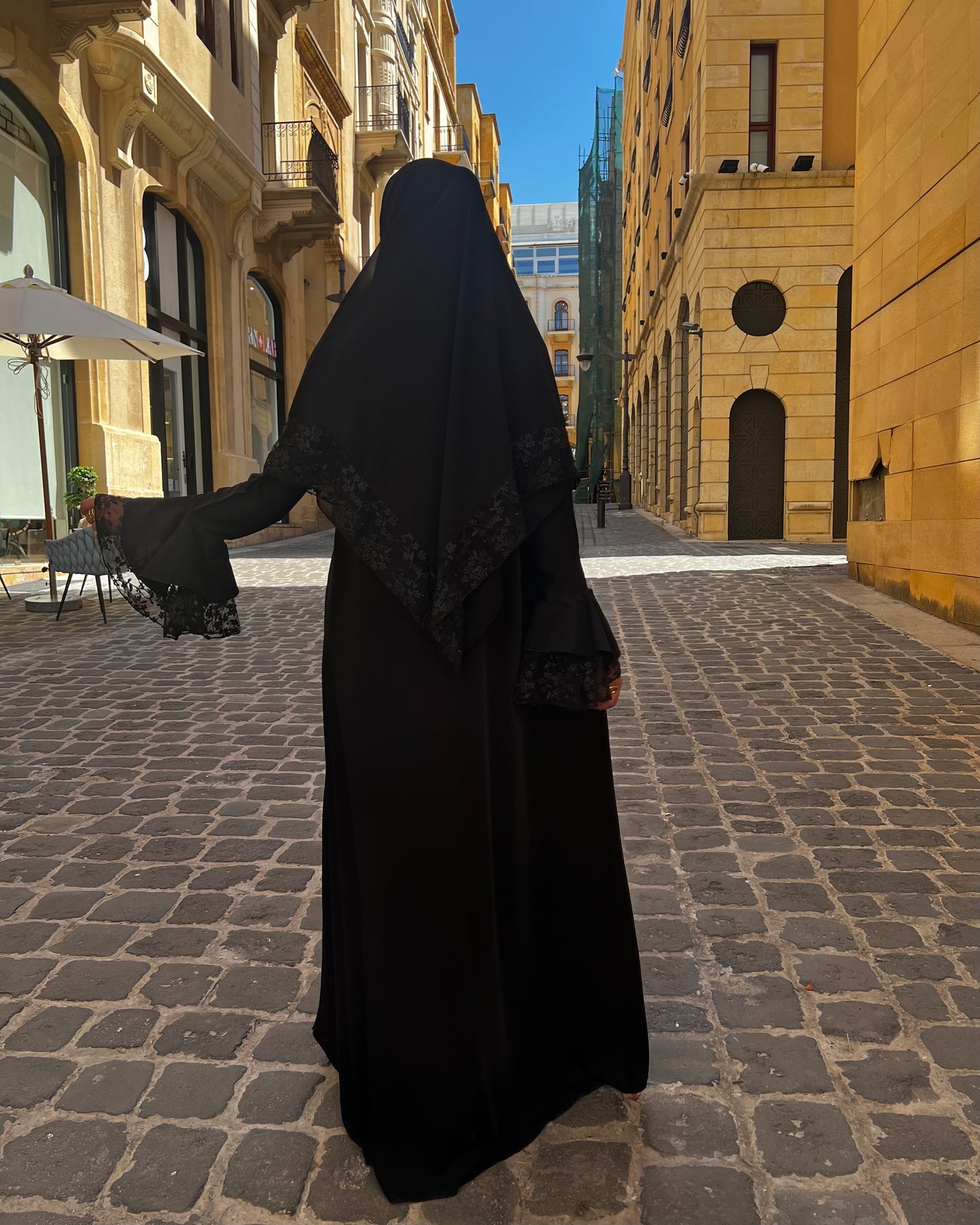 Black Royal abaya