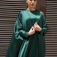 Satin abaya set