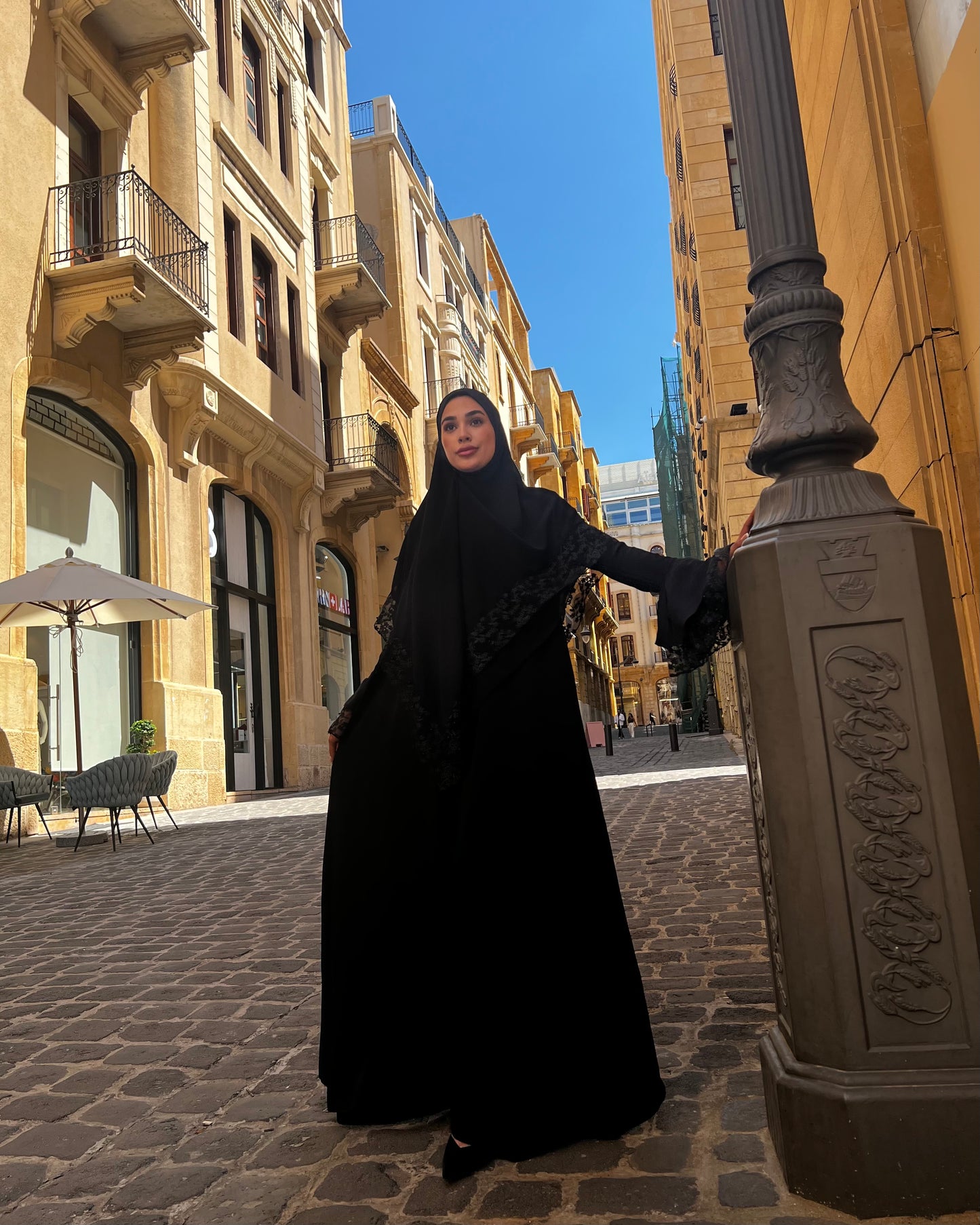 Black Royal abaya