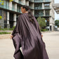 Satin abaya set