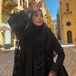 Black Royal abaya