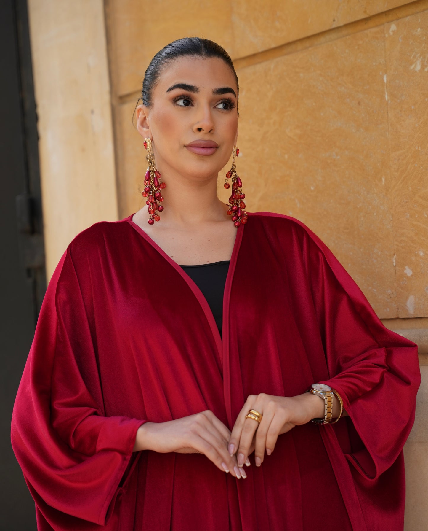 Velvet cardigan