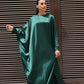 Satin abaya set