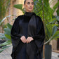 Velvet flow abaya