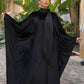 Velvet flow abaya