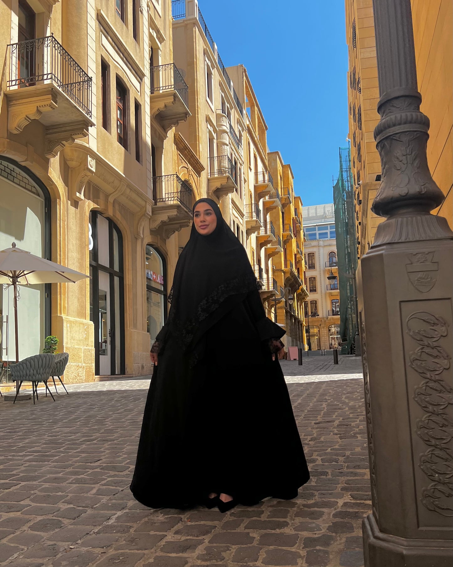 Black Royal abaya