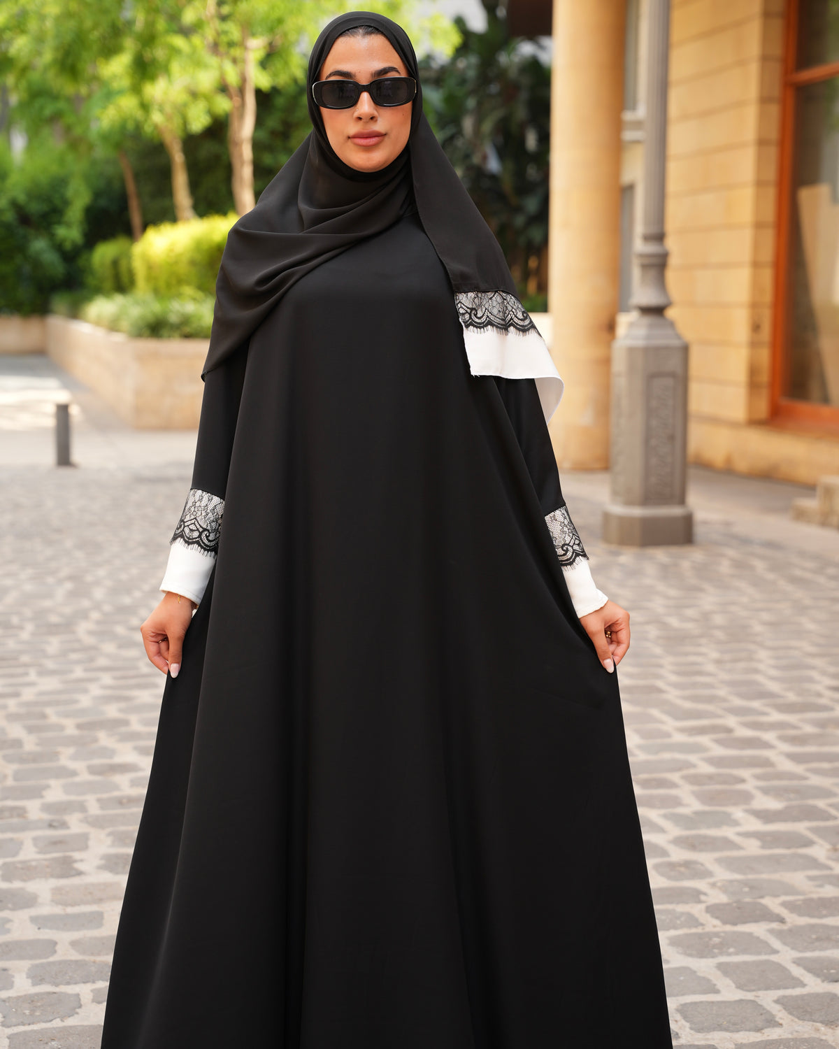 Dantel abaya design