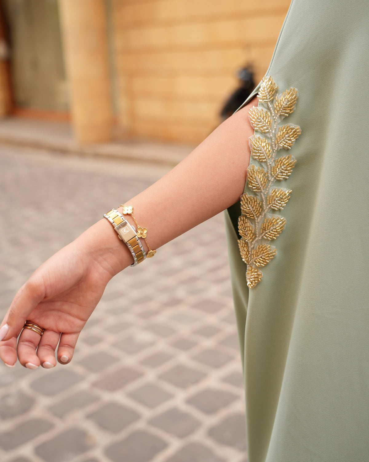 Mint Royal abaya