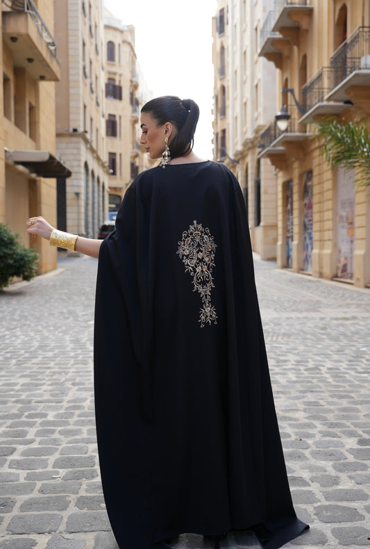 Cape closed abaya