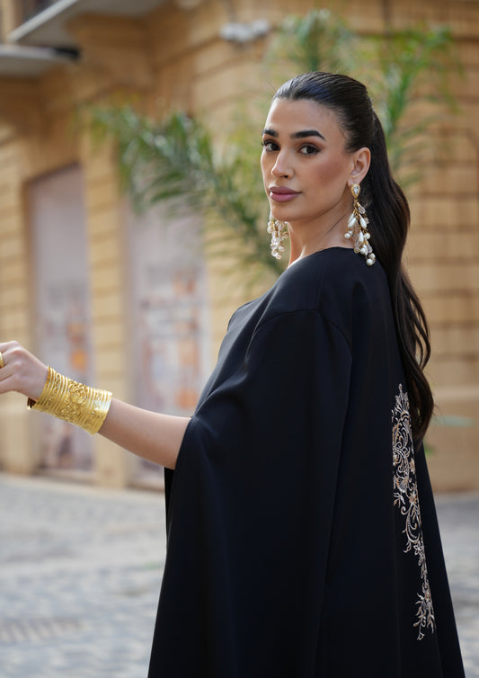 Cape closed abaya