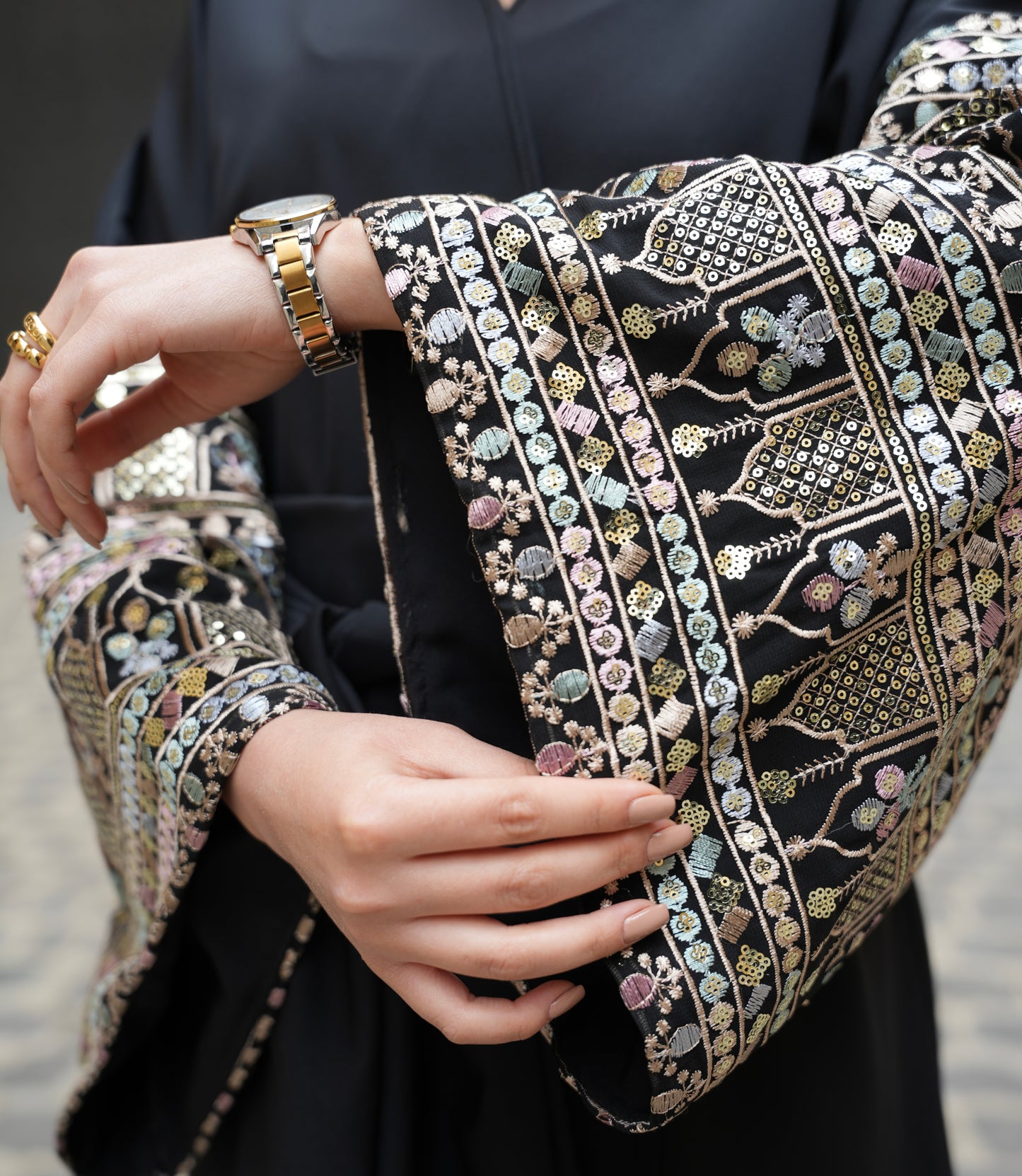 Embroidered cardigan