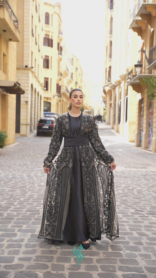 Embroidered kaftan